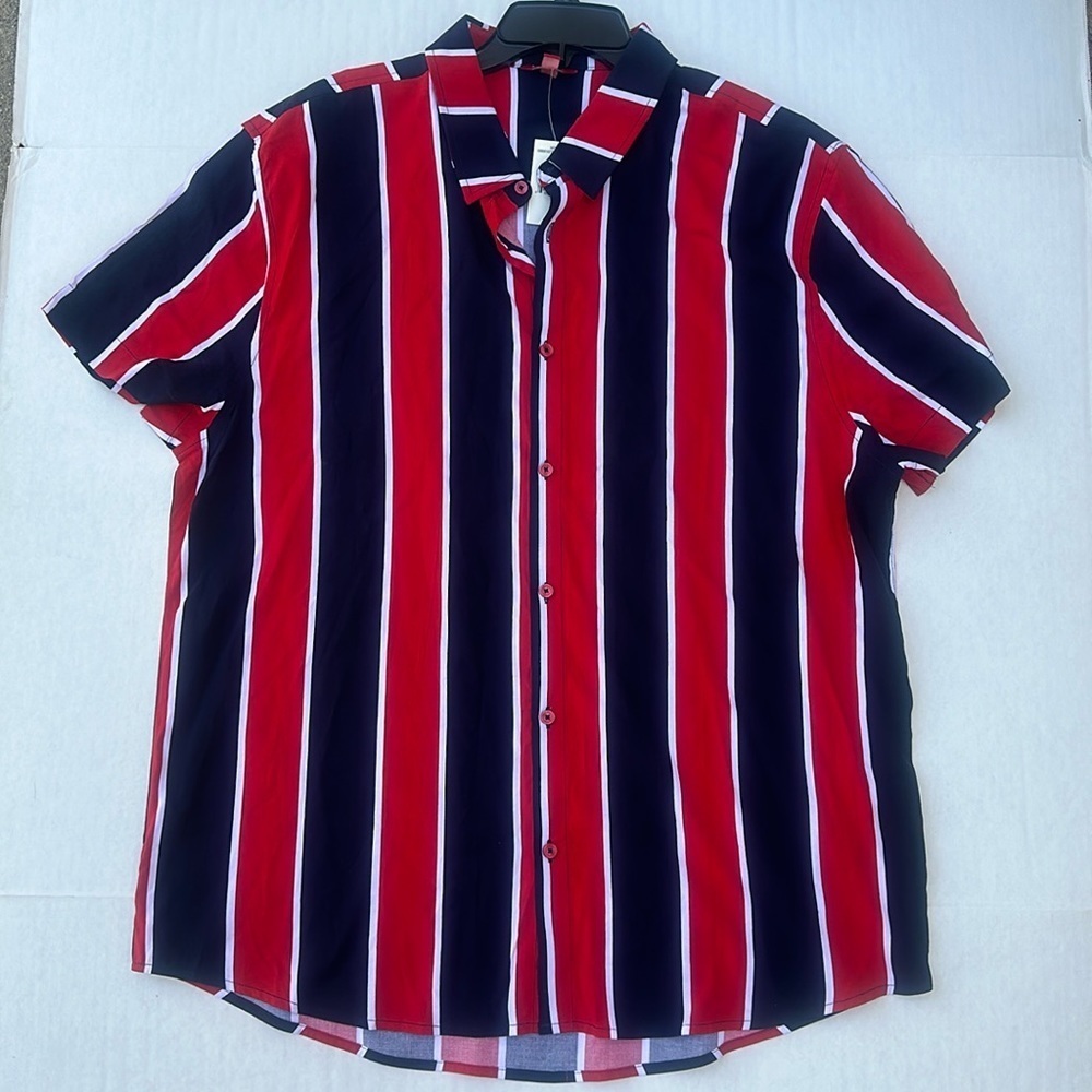 New GUESS Multicolor Men’s Shirt SZ 2XL